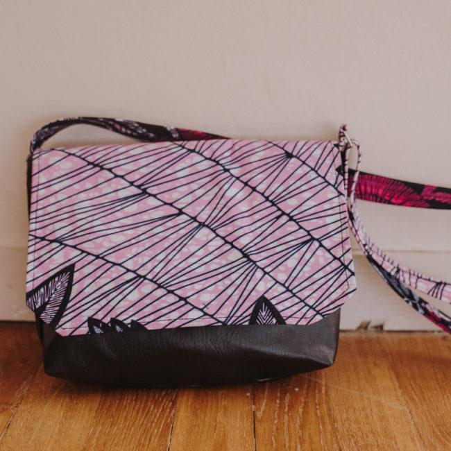 Sac à Main Femme En Tissu Wax Multicolore - Sac Porté épaule Neuf Sans étiquettes