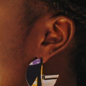 boucles d'oreilles Imprimées Wax