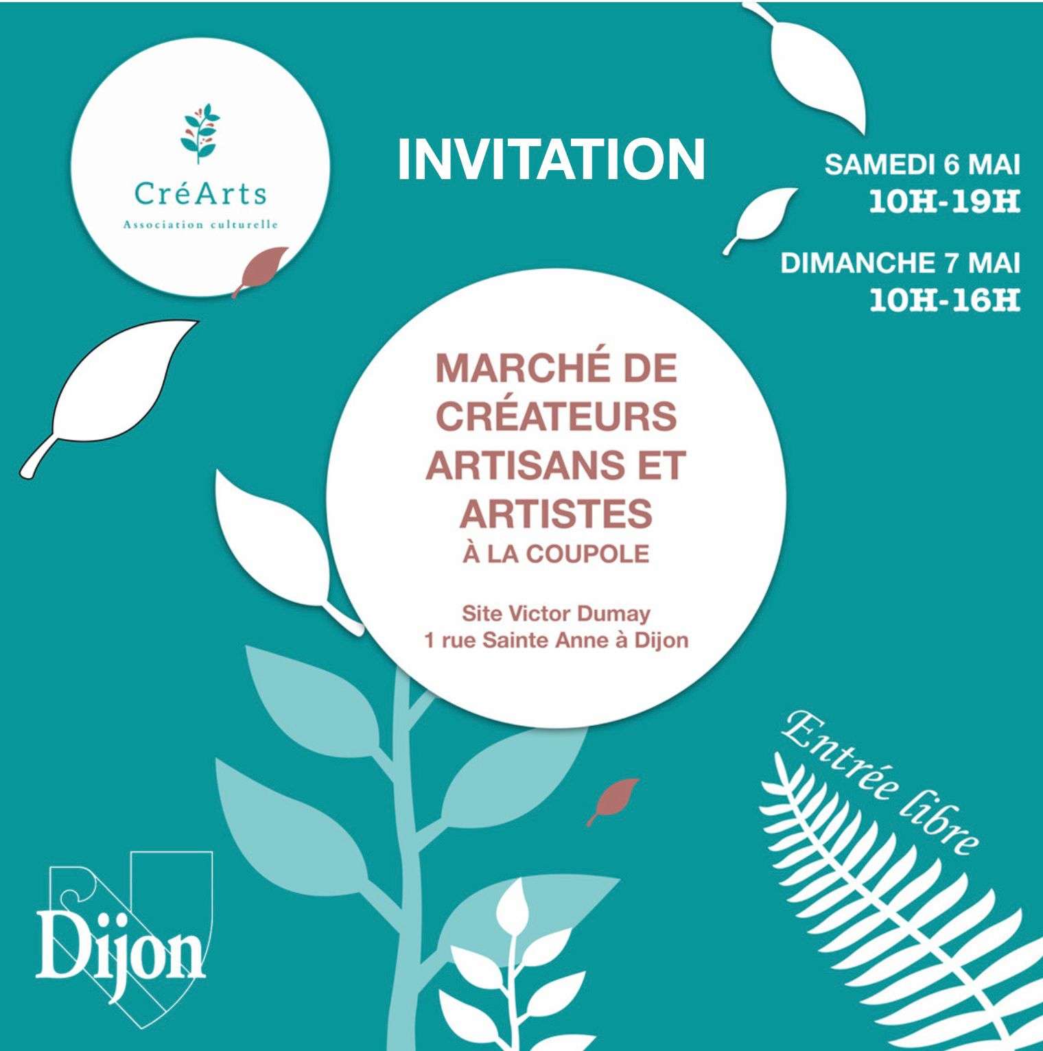 Marché des créateurs à Dijon: les créations J&S ETHNIK à l’honneur avec une multitude de créations locales du 6 au 7 mai 2023
